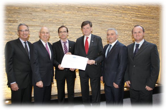 Ceremonia e pranimit të IKM si anëtar i asociuar i IFAC, 2012